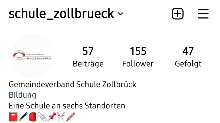 Instagram Schule Zollbrück